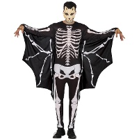 Schauriges Skelett-Fledermaus-Kostüm für Herren
