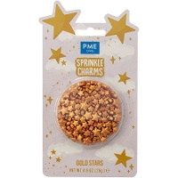 Goldene Sternstreusel, 25 g - PME