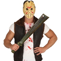 68 cm langes blutverschmiertes Mördermachete