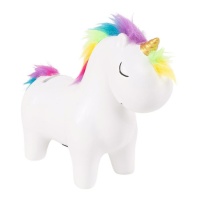 Einhorn Spardose mit Haaren - DCasa