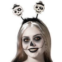 Haarreifen mit Piraten-Schädeln