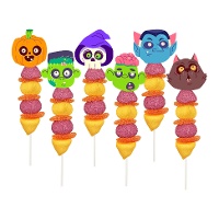Halloween Marshmallow-Spieß mit 60 g Figuren - 1 Stück