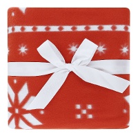 Rote Weihnachtsdecke, 1,60 x 1,30 m