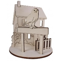 3D-Holzfigur 'Magieschule' 17 x 23 cm - Artis Decor