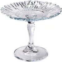 Kuchenständer aus klarem Glas, 13 x 13 x 10 cm