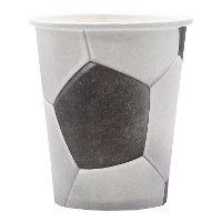 Klassische Fußballballon-Becher - 6 Stück