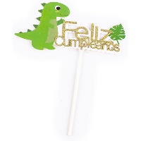 Dinosaurier Geburtstagskuchen-Topper