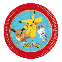 Pokémon-Teller 20 cm - 8 Stück