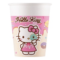 Hello Kitty Kuromi Becher 200 ml - 8 Stück