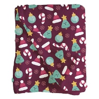 Weihnachtsdecke, lustig, 1,50 x 1,25 m