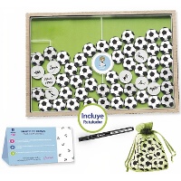 Gästebuch?Rahmen zur Erstkommunion - Fußball