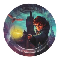 Harry der Zauberer Teller 23 cm - 6 Stück.