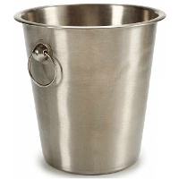 Eiseimer aus Edelstahl, 22 x 20,5 cm