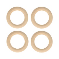 Holzring 6 cm - Artemio - 4 Stück