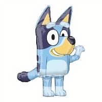 Riesiger Bluey-Folienballon, 1,16 x 0,88 m