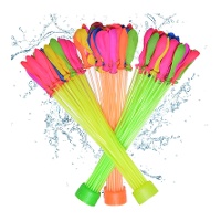 Bündel von selbstfüllenden Wasserballons in verschiedenen Farben - 111 Stück