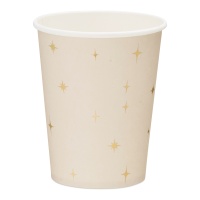 220 ml Vintage Sterne Becher - 6 Stück