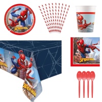 Party-Set für Spiderman-Thema - 8 Personen