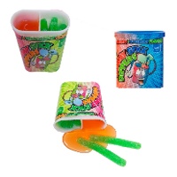 Fruchtgummi zum Eintauchen in flüssigen Karamell von 50 gr - 1 Einheit