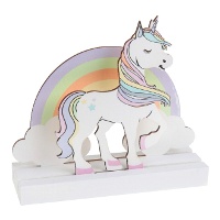 Einhorn-Tischdekoration 14 x 4 x 13 cm