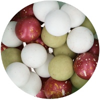 100 g Weihnachts-Schokokugeln - Wilton