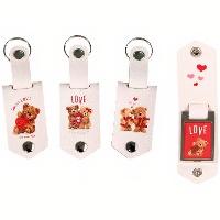 Foto-Schlüsselanhänger mit Liebesbären-Motiven, sortiert - 1 Stück