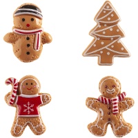 Lebkuchenmännchen-Figuren für Roscón, 3-3,5 cm - Dekora - 50 Stück