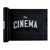 Tischläufer von 30 cm Breite mit 'The Cinema' Motiv - 5 m