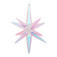 Irisierender 3D-Sternballon, 70 cm