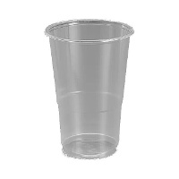 Transparente Kunststoffbecher, 350 ml - 15 Stück