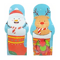 Schachtel mit Rentier- und Schneemannwolken 130 g - 1 Einheit