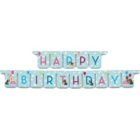 Happy Birthday Hund Girlande 3 m