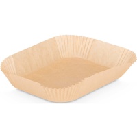 Formen 20 x 14 cm für Heißluftfritteusen von 5 bis 7 L rechteckig - 50 Stück