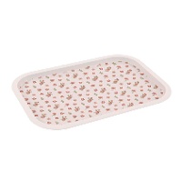 Tablett 40 x 28,5 cm mit Frühlingsblumen