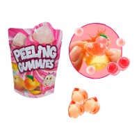 Pfirsich-geschälte Gummibonbons 130 gr - Peeling Gummies