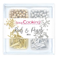 Perlen- und Stäbchen-Sprinkles-Mix-Set 66 g
