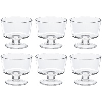 290 ml Glaseisbecher, glatt - 6 Stück