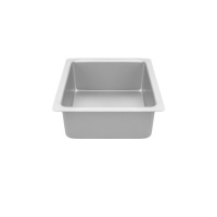 Quadratische Aluminiumform 15 x 15 x 7,5 cm - Decora