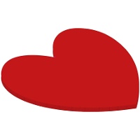 Basis für Herzform-Torte 25 x 25 x 0,5 cm