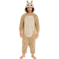 Labubu-Kostüm in Braun für Herren