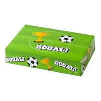 Grüne Fußballbox 23,5 x 16 x 5 cm
