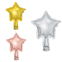 10 cm bunter Sternballon - PartyDeco - 25 Stück