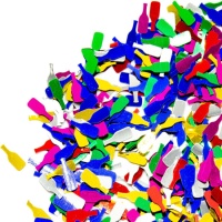 Konfetti-Flaschen in verschiedenen Farben zu 20 gr.