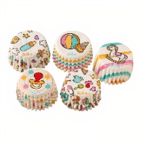 Pralinenförmchen für Baby Shower - Decora - 100 Stück