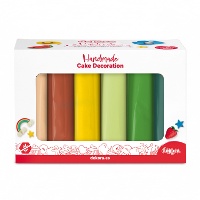 6-Farben Fondant-Set 