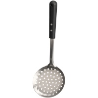 Schaumlöffel, 33 cm, mit weichem schwarzem Griff