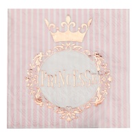 Princesse Servietten 12,5 x 12,5 cm - 21 Stk.