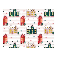 Schachtel für Weihnachtshaus-Süßigkeiten, 18 x 13,5 x 7,5 cm