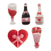 Romantische Zuckerfiguren - 30 Stück