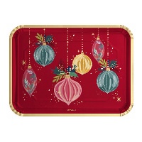 Dekoratives Weihnachtstablett, 34 x 25 cm - 2 Stück